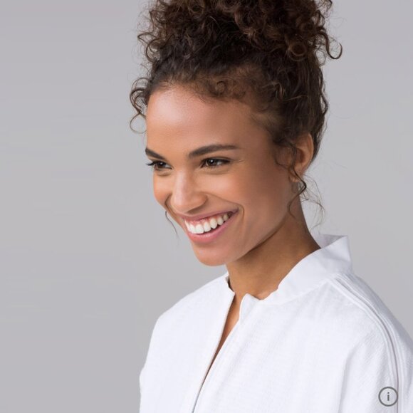 Lululemon Pack Light Bomber Jacket in White - Picture 3 of 11